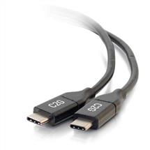C2G 3m (10ft) USB C Cable  USB 2.0 (5A)  M/M USB Type C Cable  Black.