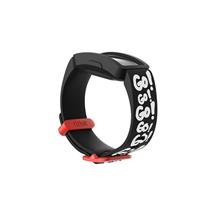 Elastomer | Fitbit FB170PBBK Smart Wearable Accessories Band Black, Red, White