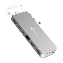 j5create JCD395 4K60 Elite Pro USB4® Hub with MagSafe® Kit, Wired, USB