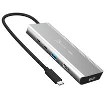 J5create | j5create JCD401 USB4™ Dual 4K Multi-Port Hub, Silver