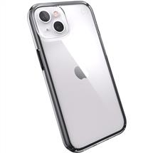 Speck Phone Case - Apple | iPhone 13 Presidio Perfect Clear Impact Geo Clear/Black