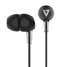 V7 HA200 headphones/headset Wired In-ear Music Black