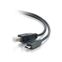 1m USB 2.0 USB-C to USB-B Cable M/M Black | Quzo UK