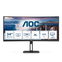 AOC V5 CU34V5C/BK LED display 86.4 cm (34") 3440 x 1440 pixels Wide