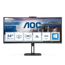 AOC V5 CU34V5CW/BK LED display 86.4 cm (34") 3440 x 1440 pixels Wide