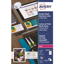 Avery Specialist Papers | Avery C32026-25 business card Laser/Inkjet Cardboard White 25 pc(s)