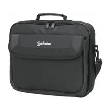 Manhattan Cambridge Laptop Bag 14.1", Clamshell Design, Black, LOW