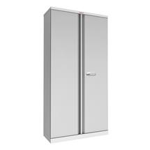 Phoenix SCL Series 2 Door 4 Shelf Steel Storage Cupboard in Grey with