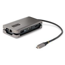 StarTech.com USBC Multiport Adapter  HDMI/VGA  4K 60Hz  3Port USB Hub