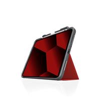 Polycarbonate (PC), Thermoplastic polyurethane (TPU) | STM Dux Plus 27.7 cm (10.9") Cover Black, Red | In Stock