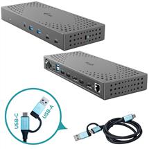 itec USB 3.0 / USBC / Thunderbolt, 3x 4K Docking Station Gen 2 + Power