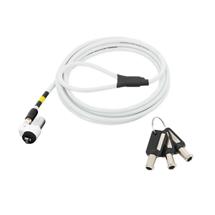 MOBILIS Cable Locks | Mobilis 001325 cable lock White 1.8 m | In Stock | Quzo UK