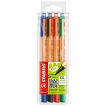 Fineliner & Felt Tip Pens | STABILO GREENpoint fineliner Black, Blue, Red, Green 4 pc(s)