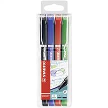 Stabilo SENSOR fine | STABILO SENSOR fine fineliner Black, Blue, Green, Red 4 pc(s)