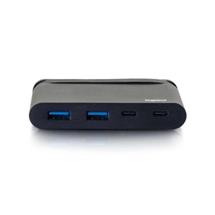 C2g USB Hubs | USB-C Hub with USB-A USB-C and Power Delivery | Quzo UK