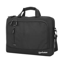 Manhattan Laptop Cases | Manhattan Helsinki Eco Friendly Laptop Bag 14.1", Top Loader, Black,