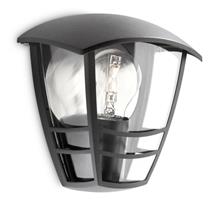 Philips myGarden Creek Wall Light 60W E27 No-bulb | In Stock