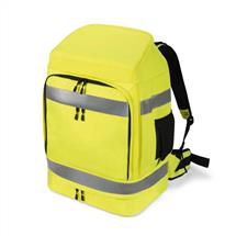 Dicota HiVis backpack Yellow Polyethylene terephthalate (PET),