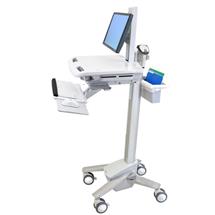 Ergotron Multimedia Carts & Stands | Ergotron StyleView EMR Cart with LCD Pivot White Flat panel Multimedia
