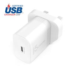 j5create JUP1420-FN 20W PD USB-C® Wall Charger | In Stock