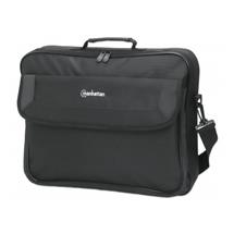 Manhattan Cambridge Laptop Bag 17.3", Clamshell Design, Black, LOW