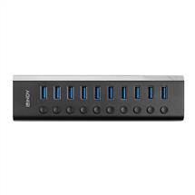 Lindy 10 Port USB 3.0 Hub with On/Off Switches | Quzo UK