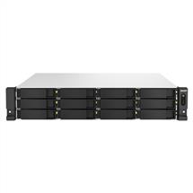 Network Attached Storage  | QNAP TS-h1887XU-RP NAS Rack (2U) Ethernet LAN Black, White E-2334