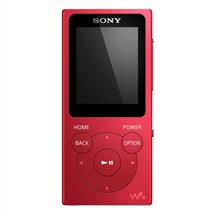 Deals | Sony Walkman NW-E394 MP3 player 8 GB Red | In Stock