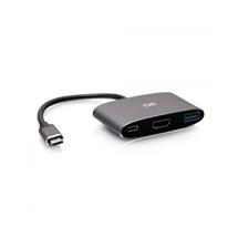 C2g  | C2G USBC 3in1 Mini Dock with HDMI, USBA, and USBC Power Delivery up to