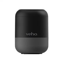 Veho MZS Portable Bluetooth wireless speaker  Black, 1way, 5.2 cm, 5