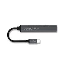 Veho Interface Hubs | Veho TA-4 USB-C 4 port USB-A Mini hub | Quzo UK