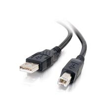 C2g USB Cable | C2G 2m USB 2.0 A/B Cable - Black (6.6 ft) | Quzo UK