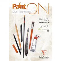PaintON Art Paper | Clairefontaine 96537C art paper 40 sheets | Quzo UK