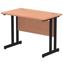 Black, Wood | Dynamic I004299 desk | In Stock | Quzo UK