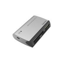 Hama Memory Card Readers & Adapters | Hama All in One card reader USB 2.0 Black, Silver | Quzo UK