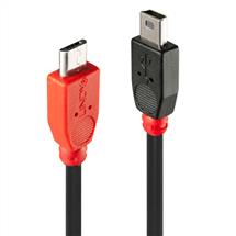 Lindy 1m USB 2.0 Type Micro-B to Mini-B OTG Cable | Quzo UK