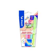 Frixion Highlighters | Pilot FriXion Light Natural Colors marker 6 pc(s) Chisel tip Blue,