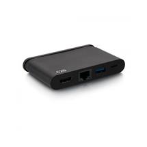 C2G USBC 4in1 Compact Dock with HDMI, USBA, Ethernet, and USBC Power