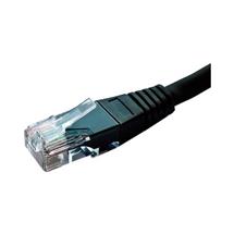 Network Cables | 3m Cat6 RJ45 UTP Moulded Booted Lead - Black | Quzo UK