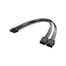Akasa Clio | Akasa AKCBPW2730BK PCIe 12Pin to Dual 8Pin Adapter Cable, 30cm