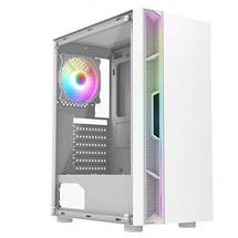 Cit Galaxy White MidTower Pc Gaming Case With 1 X Led Strip 1 X 120Mm