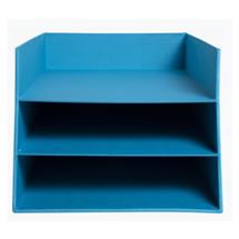 Turquoise | Exacompta 13457D desk tray/organizer Cardboard Turquoise