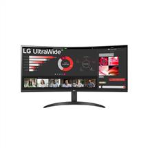 Monitors | LG 34WR50QCB, 86.4 cm (34"), 3440 x 1440 pixels, Quad HD, LCD, 5 ms,