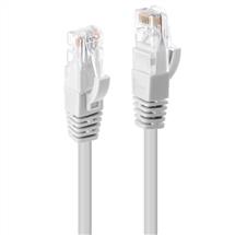Network Cables | Lindy 5m Cat.6 U/UTP Network Cable, White | In Stock