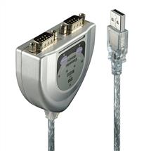 Lindy USB to 2 Port Serial Converter | Quzo UK