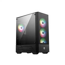 Outlet  | MSI MAG FORGE 112R computer case Midi Tower Black, Transparent
