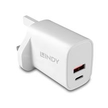 Lindy 20W USB Type A and C Charger | Quzo UK