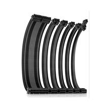 Antec Black/Grey PSU Extension Cable Kit with black connectors  6 Pack