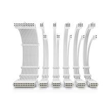 Antec White PSU Extension Cable Kit  6 Pack (1x 24 Pin, 2x 4+4 Pin, 3x