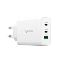 J5CREATE Mobile Device Chargers | j5create JUP3365E-EN 65W GaN USB-C® 3-Port Charger